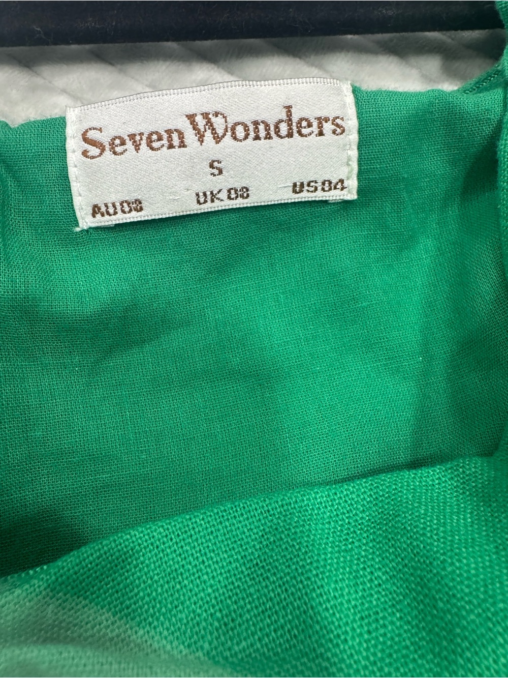 Green Ruffle Ruched Long-Sleeve Dress - Picture 3 of 3